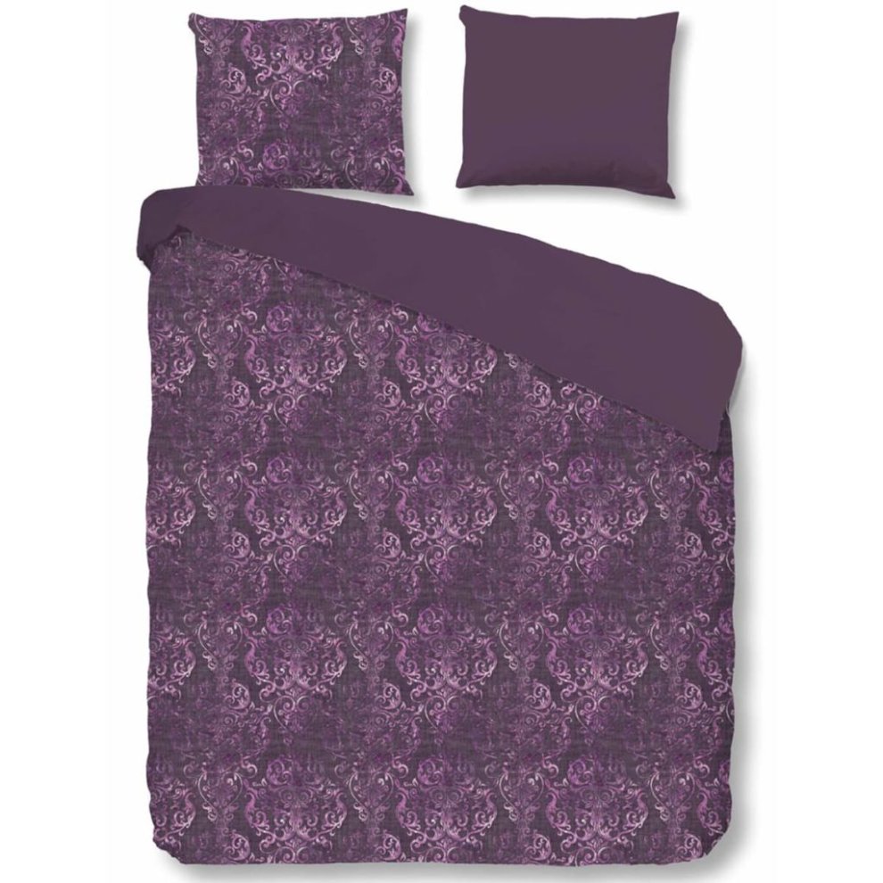 Descanso Duvet Cover 9306-K 140x200/220cm Purple Pillowcase Quilt Bedding Set