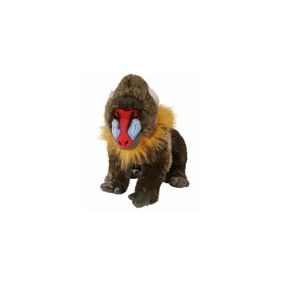 Carl Dick Soft Toy Monkey Mandrill Baboon, 12 Inches, 30cm, Plush Toy, Soft Toy 3252