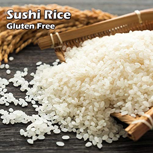 Golden Crown Sushi Rice Premium Quality Rice | Non-GMO Gluten-Free 100% Authentic Naturally Fragrant Sweet Flavorful | Medium Grain Rice for Vegetaria thumbnail