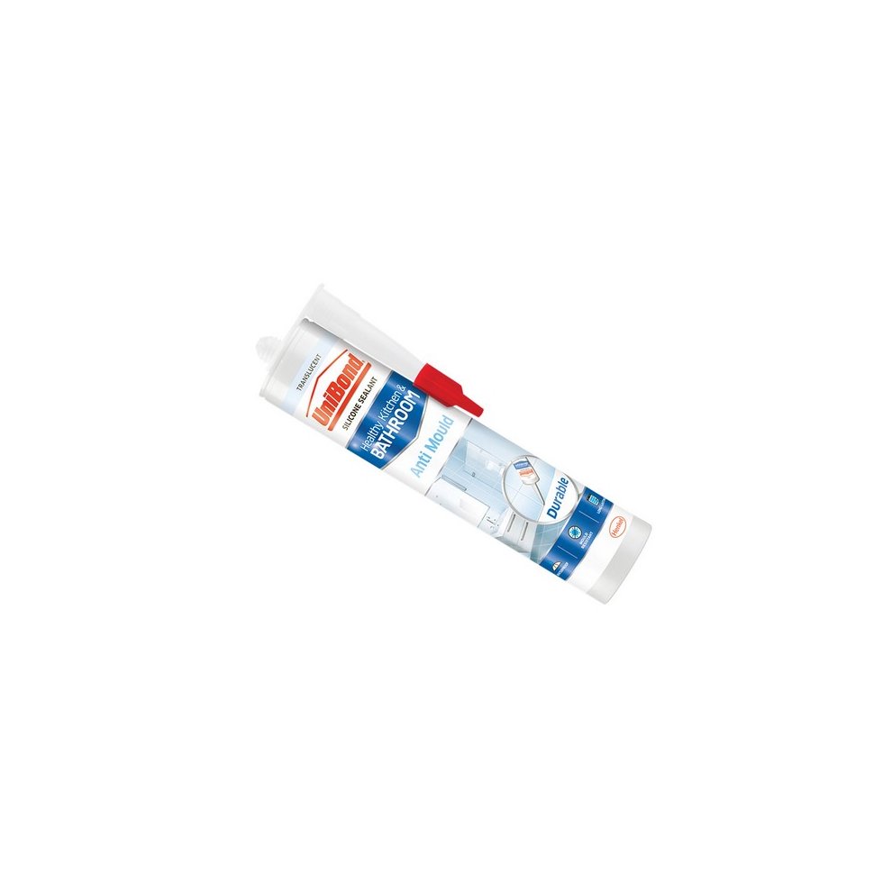 UNI2079323 Anti-Mould Kitchen& Bathroom Sealant Cartridge Translucent