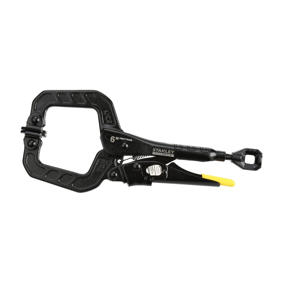 STANLEY FMHT0-75408 150 Mm C-Clamp Fatmax Locking Mole Grip Swivel Pads - Black thumbnail