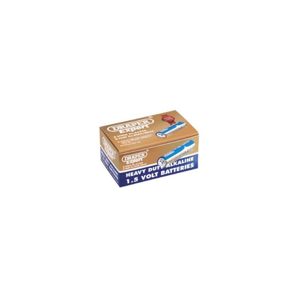 Draper Trade Pack of 24 AA-Size Heavy Duty Alkaline Batteries | 64248