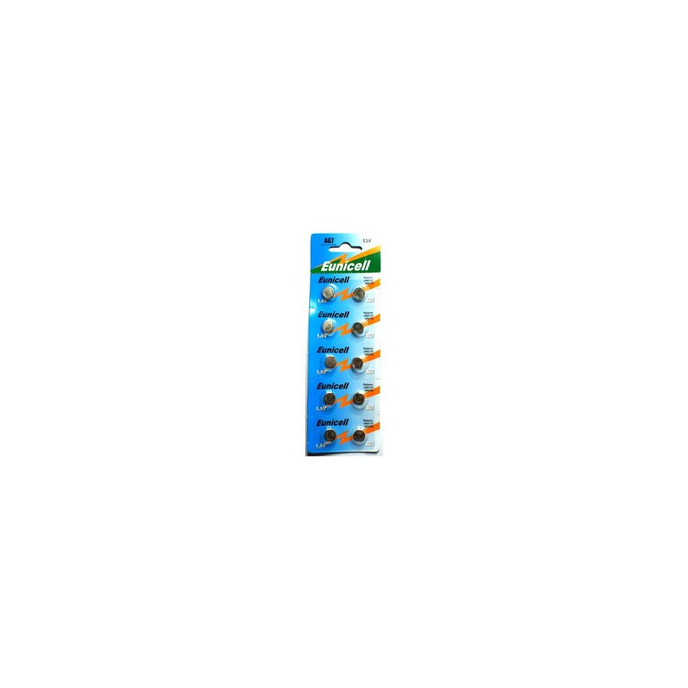 20 X Eunicell AG7 Alkaline Button Cell Batteries