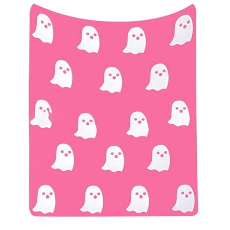 LWZWM 2024 Clearance Non-Functional Blankets Upgrade Halloween Ghost Blanket Flannel Double Sided Four Seasons Blanket Kawaii Plush Cover Blanket (#2 