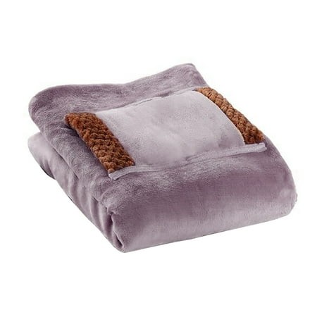 Growsl Blanket Throw Blanket Heated Blanket Soft Electric USB Blanket Machine Washable for Home Travel Office Weighted Blanket Travel Blanket Fleece B