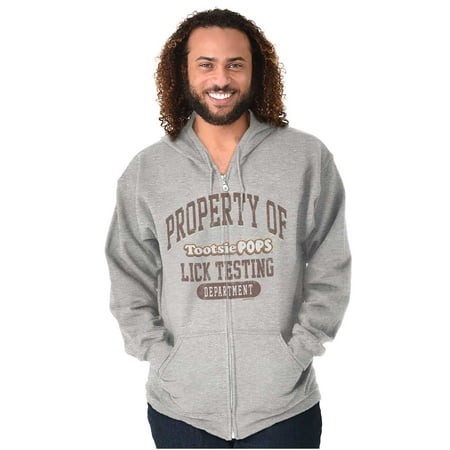 Tootsie Pops Candy Testing Department Zip up Hoodie Men S Women S Brisco Brands L