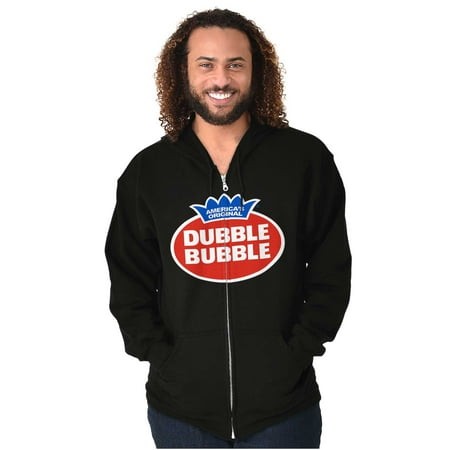 Vintage Dubble Bubble Gum Double Logo Zip up Hoodie Men S Women S Brisco Brands 4X