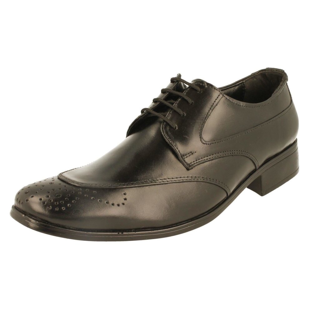 (UK 9, Black) Mens TAG1 Formal Shoes AM-1253