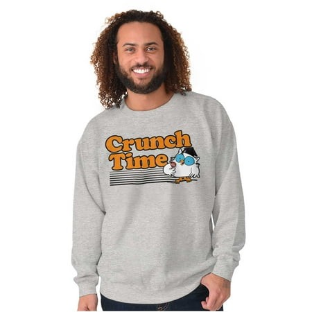 Mr. Owl Crunch Time Tootsie Pop Funny Sweatshirt for Men or Women Brisco Brands S