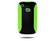 Amzer Hybrid Case for BlackBerry Curve 8520, Curve 8530, and Curve 3G 9300  - Black/Green