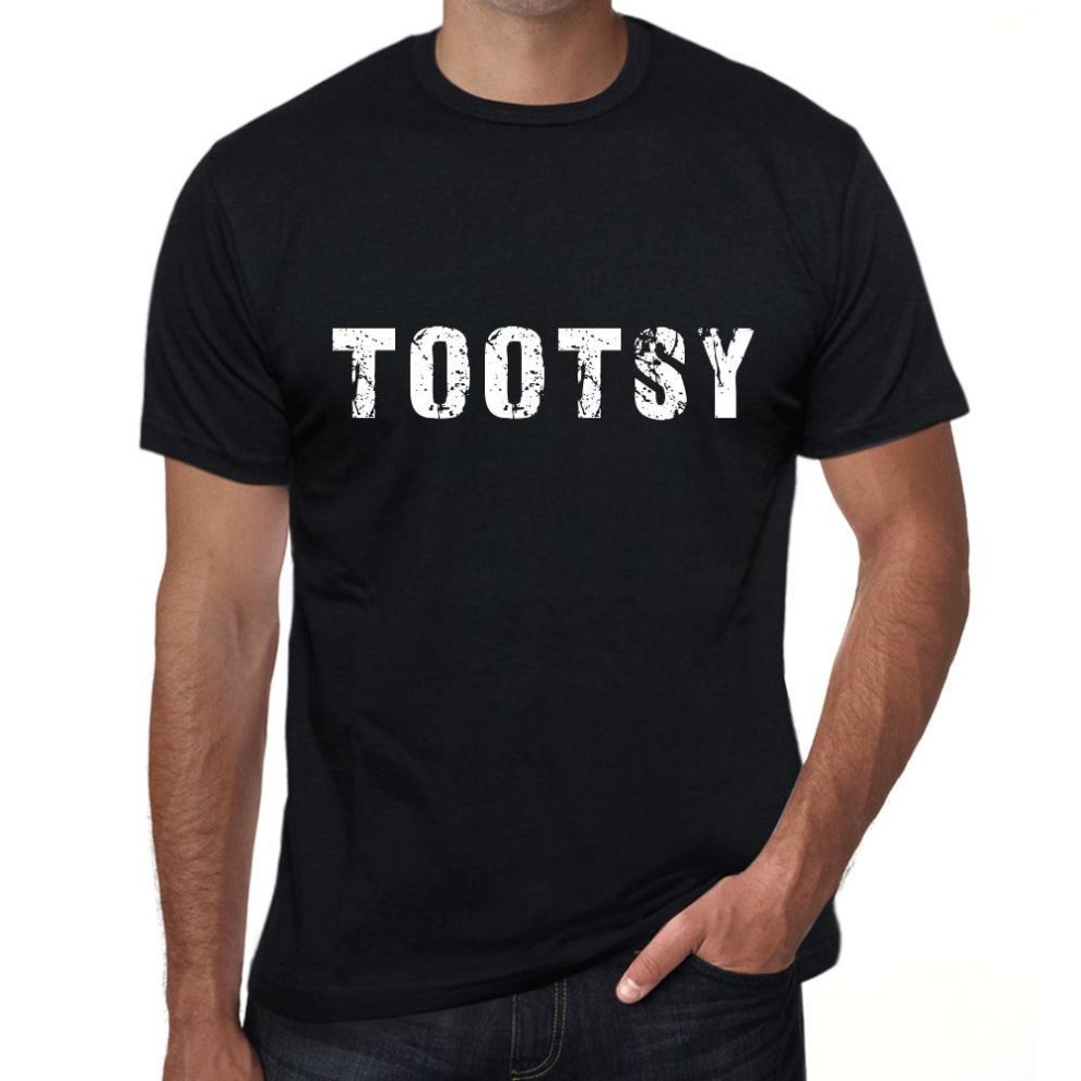 (S) Tootsy Mens Vintage T Shirt Black Birthday Gift 00554