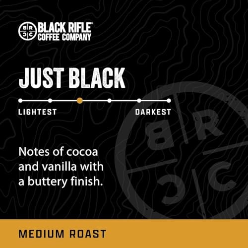 Black Rifle Coffee Company, Single Serve Coffee Pods, Just Black, Medium Roast Coffee Pods, 84 Count thumbnail