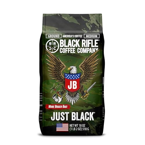 Black Rifle Coffee Company Just Black Medium Roast Ground Coffee - 18oz
