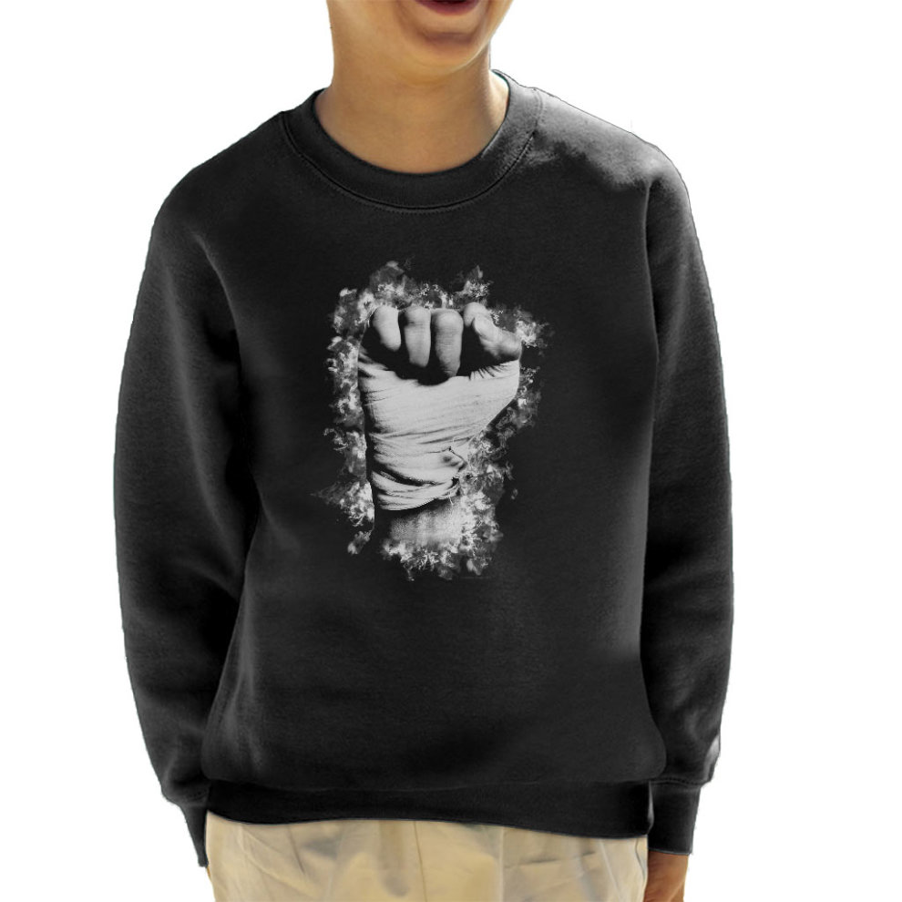 (X-Small (3-4 Yrs)) Muhammad Ali Rumble in the Jungle Promo 1974 Kid's Sweatshirt