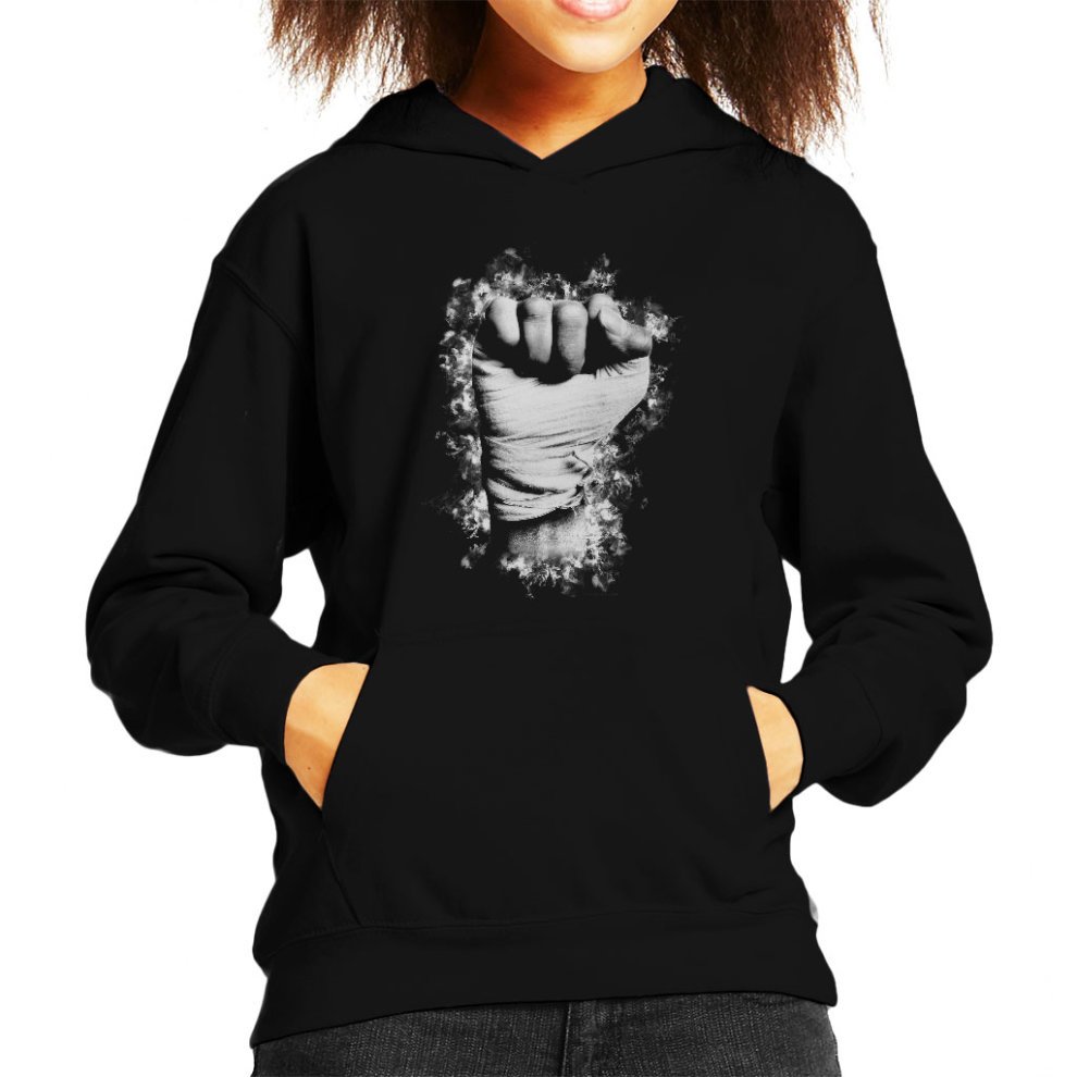 (Small (5-6 Yrs)) Muhammad Ali Rumble in the Jungle Promo 1974 Kid's Hooded Sweatshirt