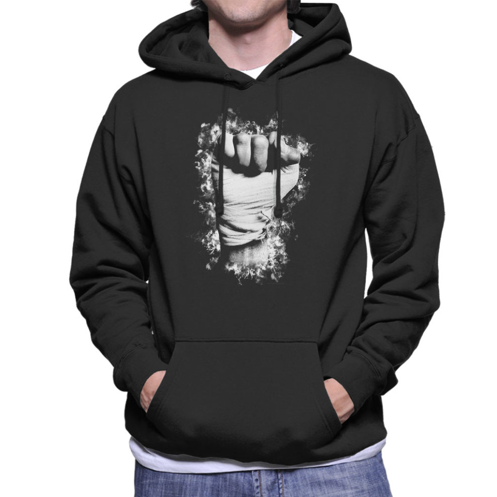 (X-Large) Muhammad Ali Rumble in the Jungle Promo 1974 Men's Hooded Sweatshirt