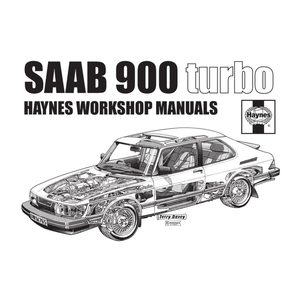 (X-Small, White) Haynes Workshop Manual 0765 Saab 900 Turbo Black Kid's T-Shirt thumbnail