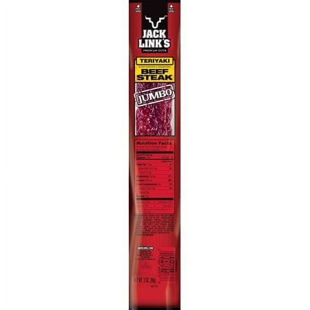 Jack Links Beef Teriyaki Kippered Steaks (Pack of 24)