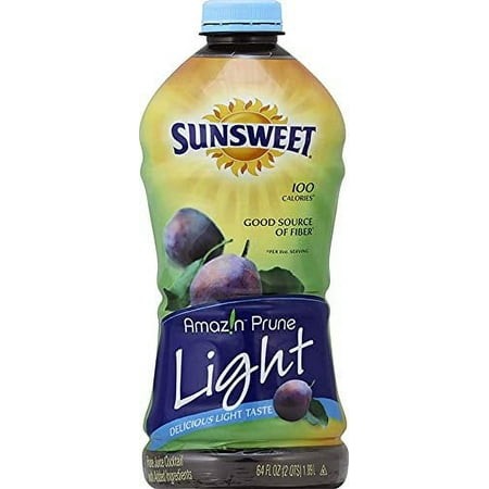Sunsweet Light Prune Juice  64 Fl. Oz. (Pack of 3)