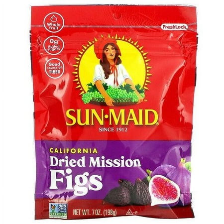 Sun-Maid  California Dried Mission Figs  7 Oz Pack of 2