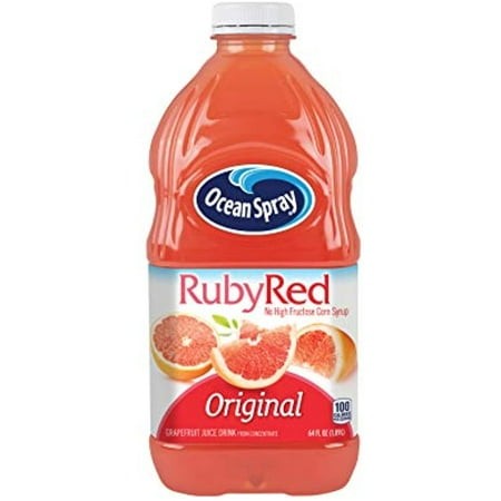 Ocean Spray Ruby Red Grapefruit Juice Drink  64 Ounce Bottle
