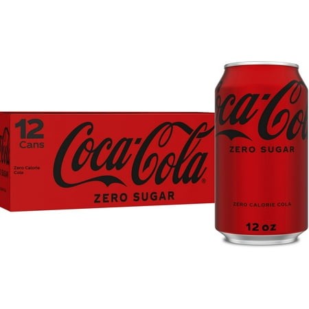 Coca-Cola Zero Sugar Soda 12oz Cans (Pack of 24)