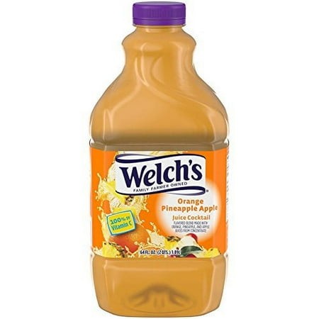 Welch S® Orange Pineapple Apple Juice Cocktail 64 Fl. Oz. Bottle (Pack of 2)