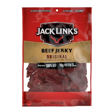 Jack Link’s Beef Jerky  Original  5 Oz  Resealable Bag