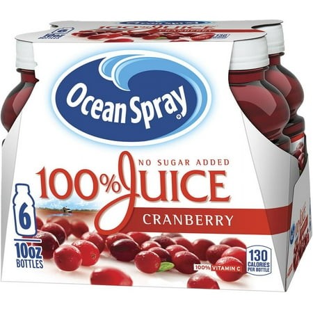 Ocean Spray Cranberry Juice Drink  10 Oz Bottles  6 Pack