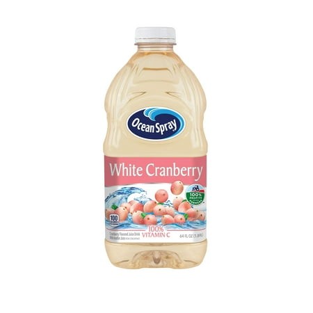Ocean Spray White Cranberry Juice Drink  64 Fl Oz (Pack of 4)