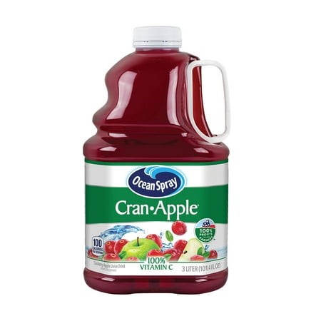 Ocean Spray Cranberry Apple Juice Drink  101.4 Fl Oz  3 Liter Bottle