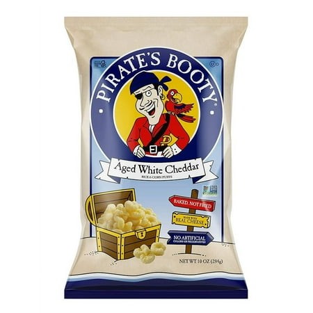 Pirate S Booty Cheese Puffs  Healthy Kids Snacks  Halloween Snacks for Kids  Real Aged White Cheddar  10oz Party Sized Bag
