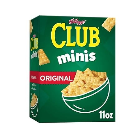 Club Crackers  Mini Snack Crackers  Lunch Snacks  Original  11oz Box (1 Box)