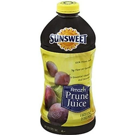 Sunsweet Amazin Prune Juice Plastic Bottle  64 Ounce (Pack of 3)