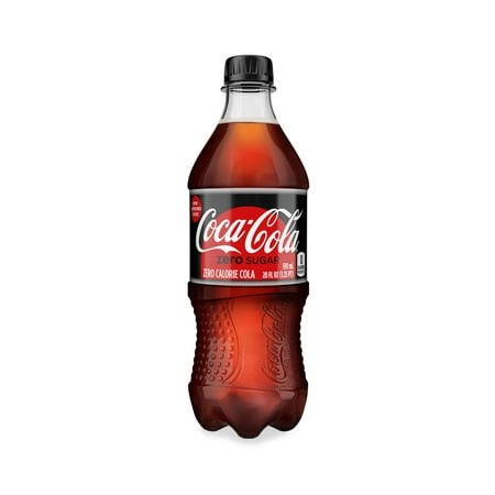 Coca-Cola Coke Zero Sugar Diet Soda Soft Drink  20 Fl Oz