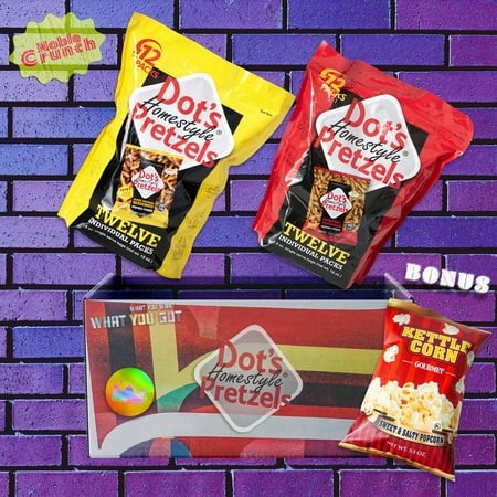 Dot S Original Pretzel Twists (1pk - 12  1.5oz Bags) - Honey Mustard Pretzel Twists (1pk - 12  1.5oz Bags) - 24 Pretzel Twist Bags - Sweet and Salty K