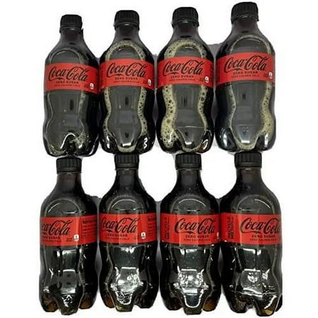 Coca Cola Zero Sugar  Zero Calorie Cola  12Oz Bottles  Pack of 8  Bundled with Langs Recipe Card  Zero Sugar Coke  Zero Calorie Coke  Zero Sugar Cola 