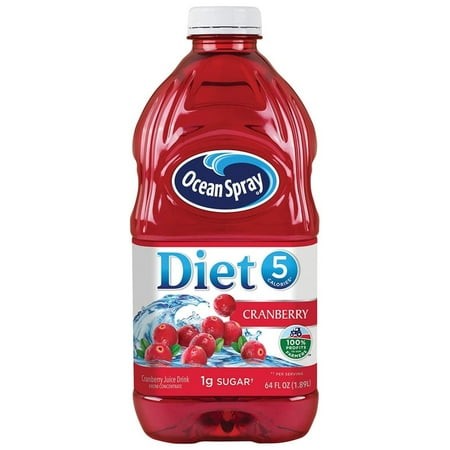 Ocean Spray Diet Cranberry Juice Drink  64 Ounce Bottle (Pack of 6)