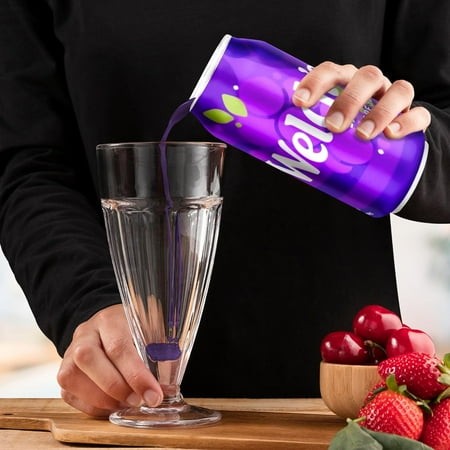 Sparkling Soda  12 Fl. Oz.  12 Count (Total = 144 Oz) (Grape X 12)