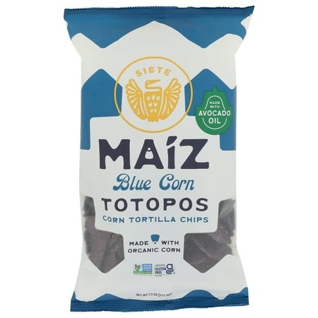 Siete Family Foods Maz Sea Salt Blue Corn Tortilla Chips  7.5 OZ  6 Pack