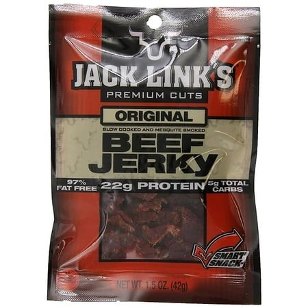 Jack Link S Beef Jerky  Original  1.5-Ounce Bags (Pack of 10)