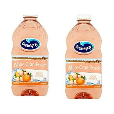 Ocean Spray Juice Drink  64 Oz. (2-Bottle) (White Cran-Peach Juice)