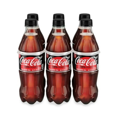 Coca-Cola Coca-Cola Zero Sugar Zero Calorie Cola 6 - 16.9 Fl Oz Bottles