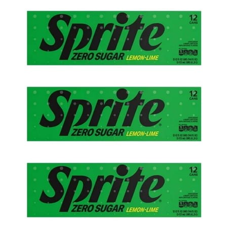 Sprite Zero Sugar Soda Cans  12 Fl Oz (Zero Sugar  36 Pack)