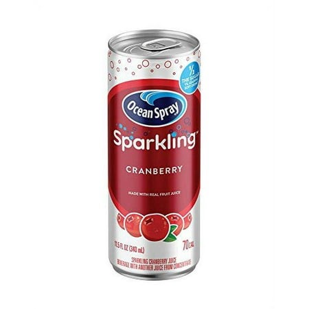 Ocean Spray Sparkling Cranberry .. Juice Cocktail  11.5 Oz .. Cans (Pack of 24)