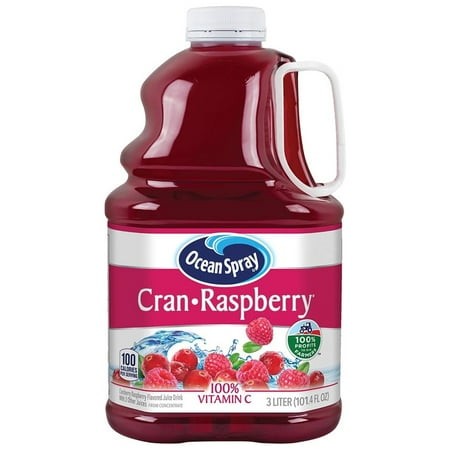 Ocean Spray Cran-Raspberry Cranberry Raspberry Juice Drink  101.4 Ounce (Pack of 32)