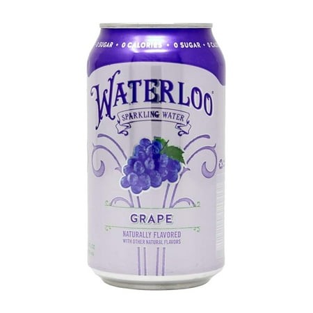 Waterloo Sparkling Water Waterloo Grape Sparkling Water  12 Fl Oz