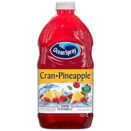 Ocean Spray Juice Drink  Cran-Pineapple  64 Fl Oz (Pack of 20)