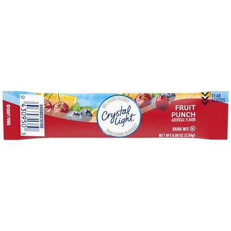 Crystal Light Fruit Punch on-the-Go  0.09 Ounce (Pack of 10)