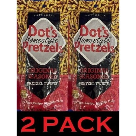 2x Homestyle Original Seasoned Pretzel Twists Family Size 16 Oz - 2 PACK